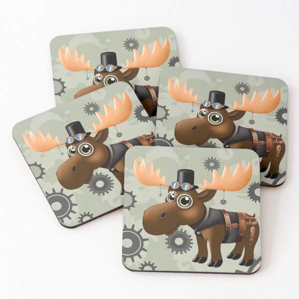 Item preview, Steampunk Cervalces Latifrons Art designed and sold by Sillytoe.