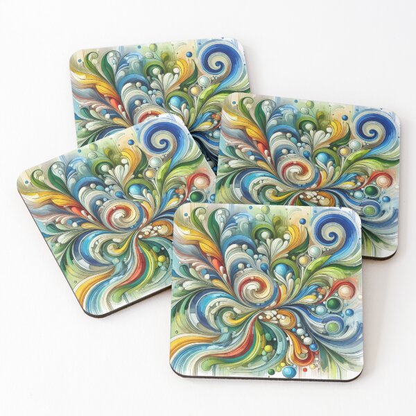 Item preview, Flowery, flowers, colours designed and sold by B-M-Store.