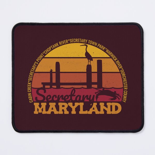 Item preview, Secretary Maryland Sunset Retro Local Pride Logo designed and sold by CRHPOD20.