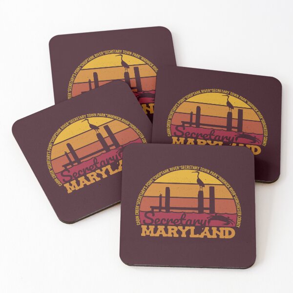Item preview, Secretary Maryland Sunset Retro Local Pride Logo designed and sold by CRHPOD20.