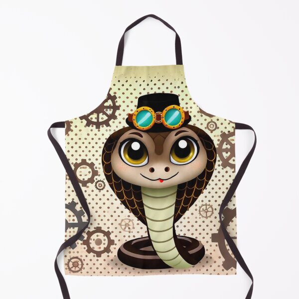 Item preview, Charming Steampunk Chinese Cobra Design designed and sold by Sillytoe.