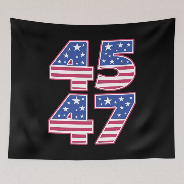 Item preview, 45 47 Trump President United States American Flag designed and sold by NoSpecialShop.