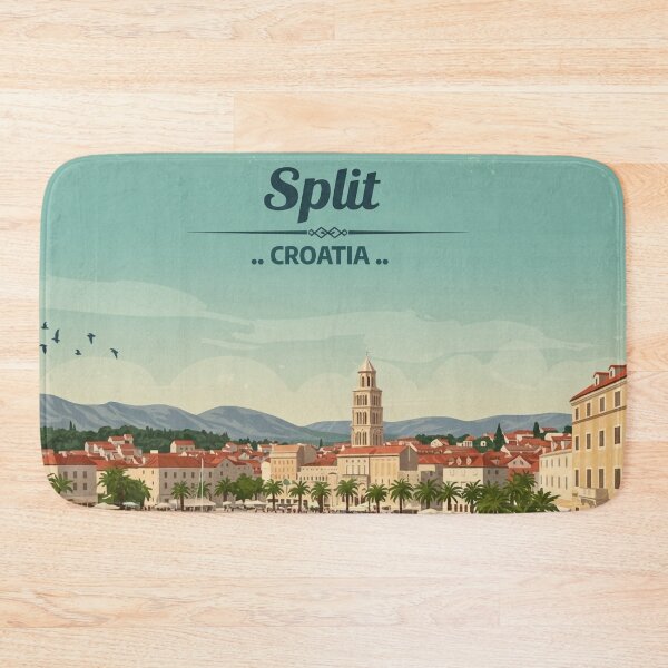Item preview, Split Riva - Iconic Waterfront Promenade in Croatia designed and sold by TrendSh0p.