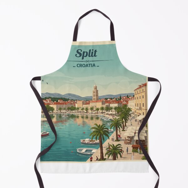Item preview, Split Riva - Iconic Waterfront Promenade in Croatia designed and sold by TrendSh0p.