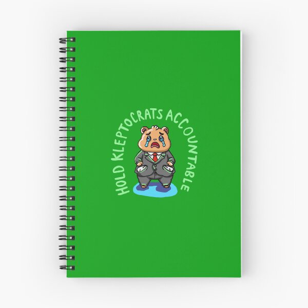 Item preview, No Kleptocracy - Hold White Collar Criminals Accountable - Against the Oligarchy!  - Kawaii Business Bear designed and sold by TweeSpark.