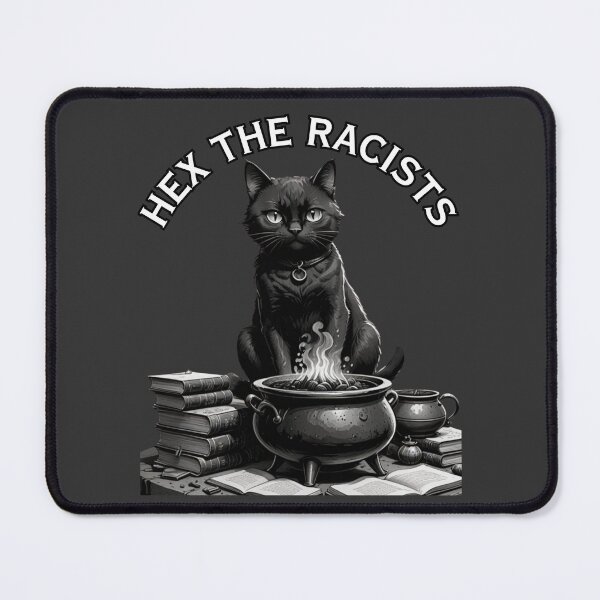 Item preview, Hex the Racists: Cat Edition designed and sold by VeryGoodFiber.