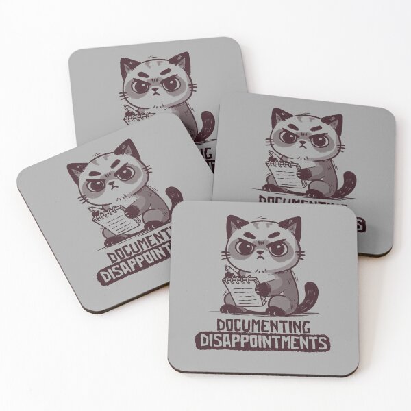 Item preview, Documenting Disappointments Funny Ironic Cat designed and sold by koalateess.