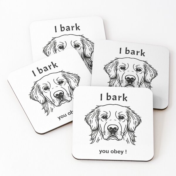 Item preview,  Lineart The Labrador | I bark you obey designed and sold by MTeesGA.