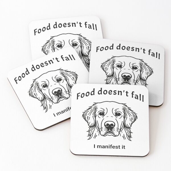 Item preview, Lineart The Labrador | Food doesn't fall I manifested it designed and sold by MTeesGA.
