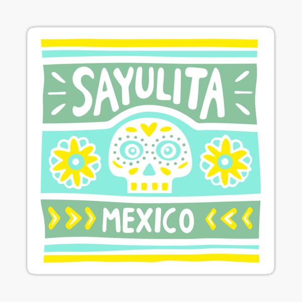 Item preview, Sayulita, Mexico - Cute Mexican Skull designed and sold by TheHellSong.