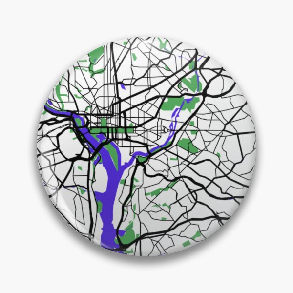 Item preview, Minimalist Map of Washington DC designed and sold by design2xstudio.
