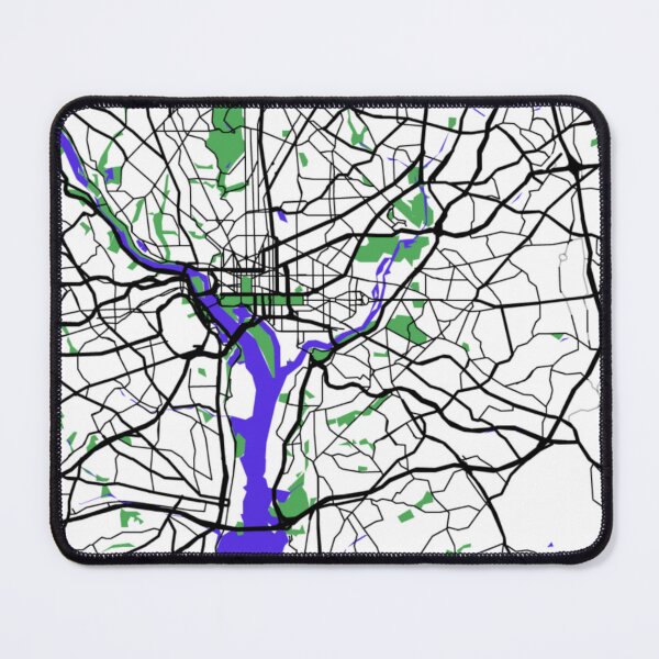 Item preview, Minimalist Map of Washington DC designed and sold by design2xstudio.