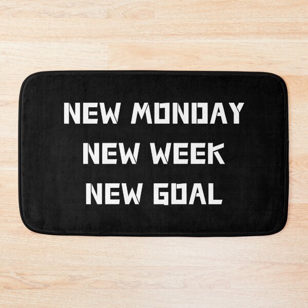 Item preview, New Monday, new Week and new Goal designed and sold by roasted-peanuts.