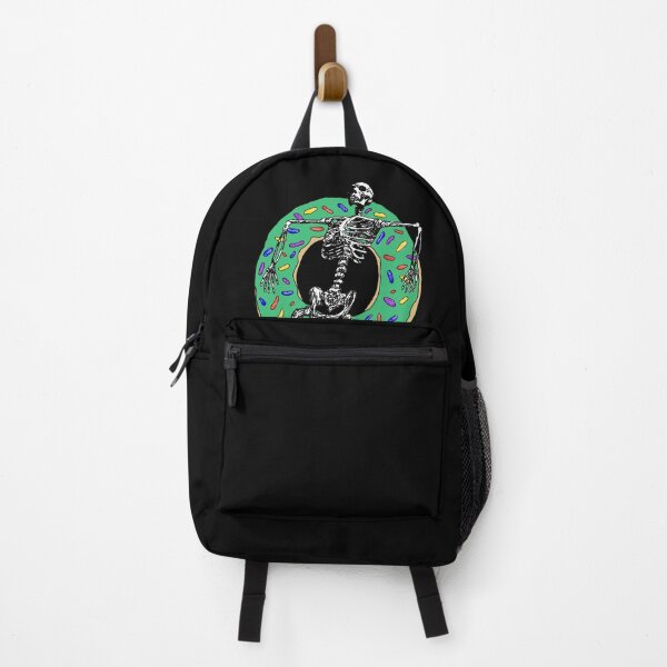 Item preview, Skeleton floating in a green doughnut designed and sold by LillustrationsUK.