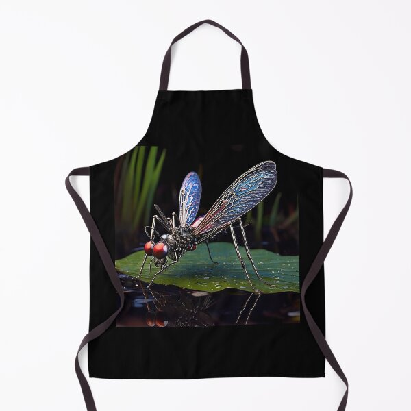 Item preview, Steampunk Mechanical Mosquito Fantasy Swamp Art designed and sold by Phat Dog Designs .