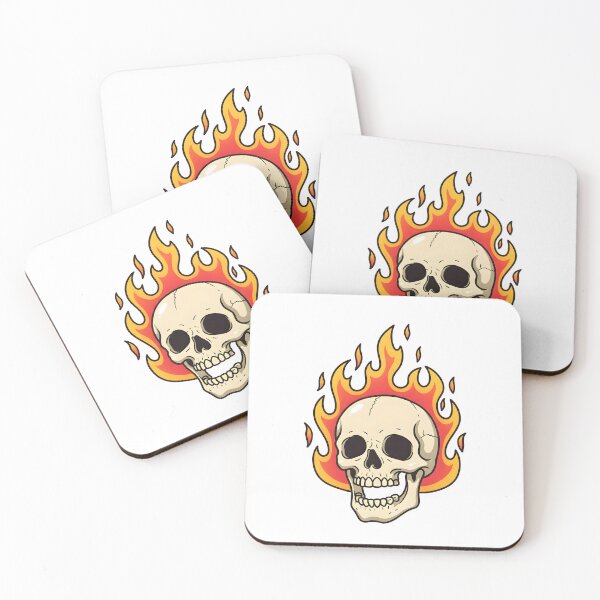 Item preview, skulll burned  designed and sold by ThirtyNumber.