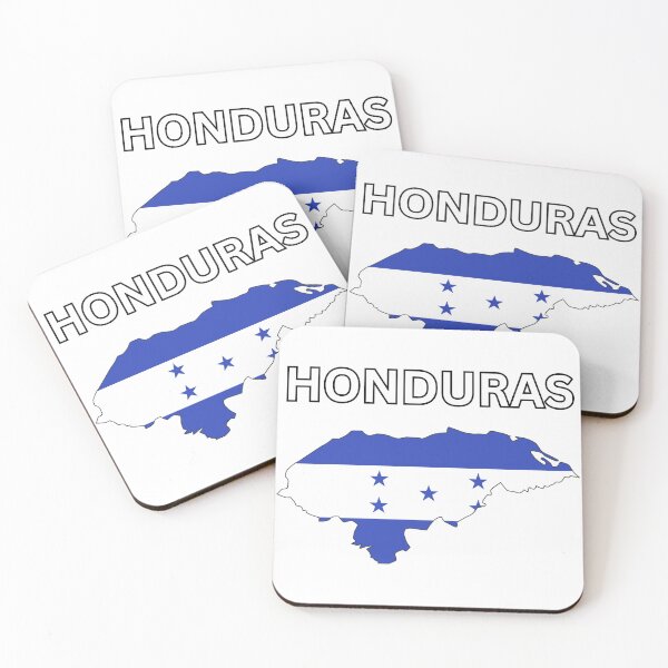 Item preview, Honduras Flag Map designed and sold by atomstartup.
