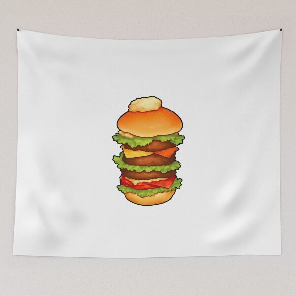 Item preview, MEGA Burger Design T-SHIRT  designed and sold by Nikoxxo.