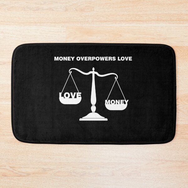 Item preview, Valentine's Day: Money Overpowers Love – Romantic & Meaningful Design designed and sold by MONTRIS.