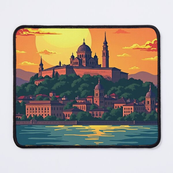 Item preview, Retro Pop Art Poster of Belgrade Serbia | Vintage Belgrade Design | Retro City Art | Belgrade Travel Poster | 80s Pop Art designed and sold by PaintedPixels01.