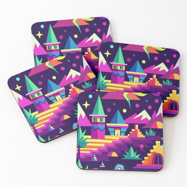 Item preview, Retro Arcade Vibes - Neon Carpet Aesthetic designed and sold by Timegraf.