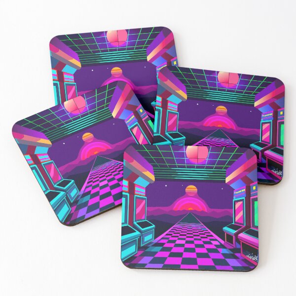 Item preview, Retro Arcade Vibes - Neon Carpet Aesthetic designed and sold by Timegraf.