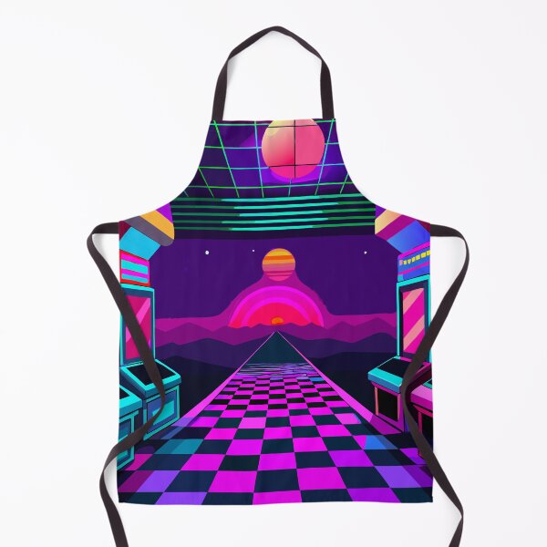 Item preview, Retro Arcade Vibes - Neon Carpet Aesthetic designed and sold by Timegraf.
