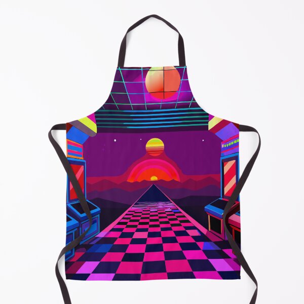 Item preview, Retro Arcade Vibes - Neon Carpet Aesthetic designed and sold by Timegraf.