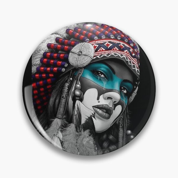 Item preview, Indigena Woman stamp designed and sold by OS26ArtDesign.