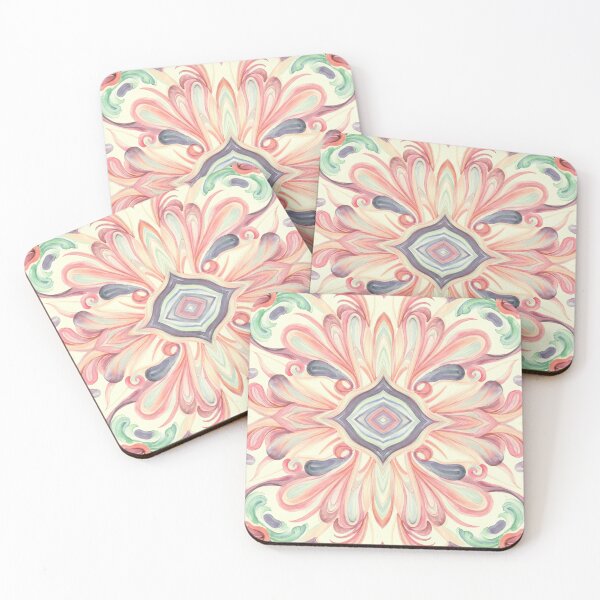 Item preview, Boho Chic Watercolor Floral Mandala designed and sold by OlgaLionart.