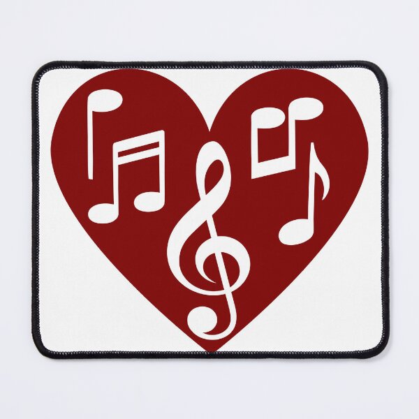Item preview, Music Heart with Notes and Treble Clef designed and sold by theartfulaspie.
