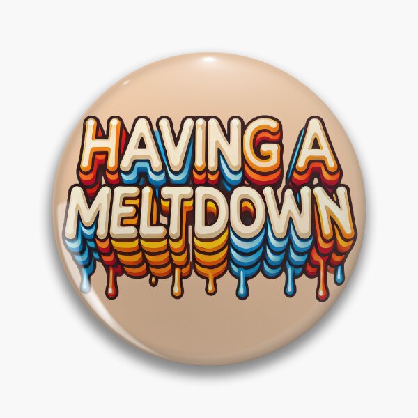 Item preview, Having a meltdown, typography designed and sold by maxmaj.