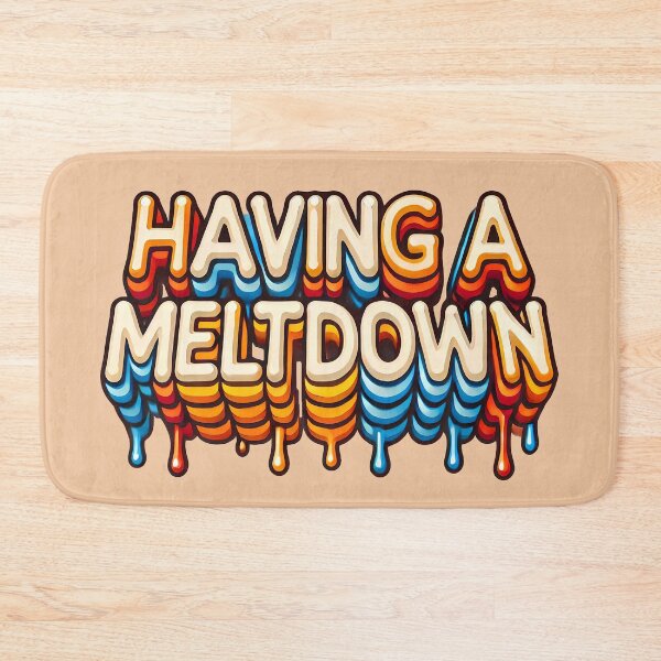 Item preview, Having a meltdown, typography designed and sold by maxmaj.