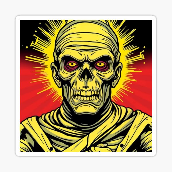 Item preview, Mummy Pop Art Design – Bold Retro Horror designed and sold by Mad Factory Designs.