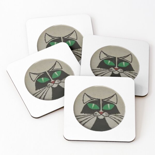Item preview, Gato de ojos verdes designed and sold by sofisstickerbox.
