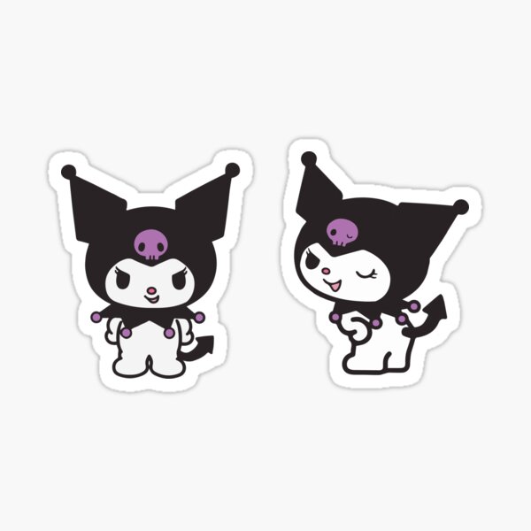 Artikel-Vorschau von Süßes Kawaii Sanrio Kuromi Aufkleber Set, designt und verkauft von The Artful Nook.