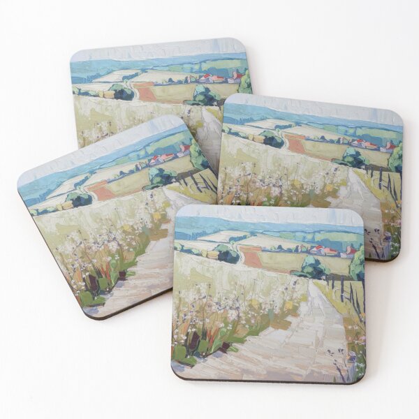 Item preview, Hiking Trails of Limoges – French Countryside Impressionist Landscape Painting designed and sold by CARRAANN.