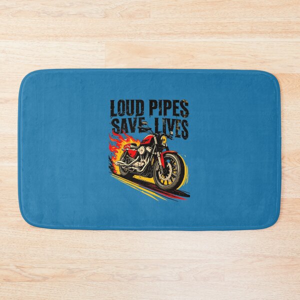 Item preview, Loud Pipes Save Lives - Bikers T-shirt designed and sold by Larszig.