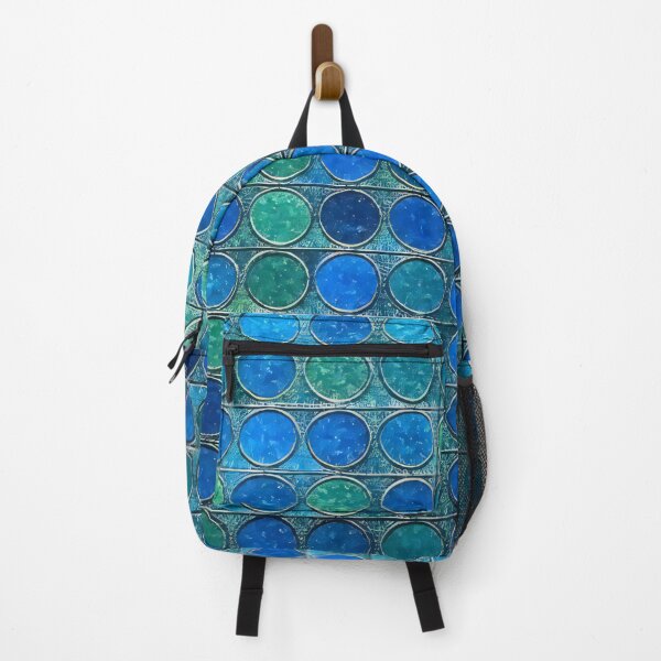 Item preview, Blue & Green Mosaic Pattern – Abstract Geometric Art designed and sold by SakuraJapanArt.