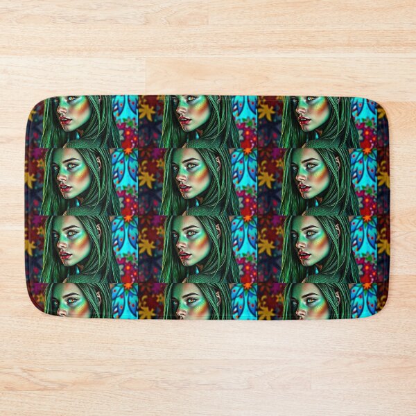 Item preview, Green Snake Goddess - Art Print designed and sold by Earth Nature Creations.