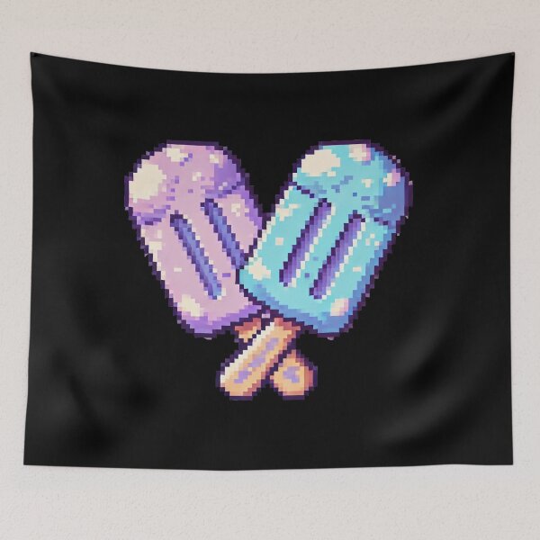 Item preview, Just Pastel Purple & Sky Blue Ice Cream Bars designed and sold by Fontible.
