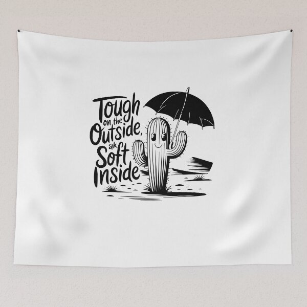 Item preview, Resilient Cactus with a Soft Side designed and sold by Dazzle-Sizzle.