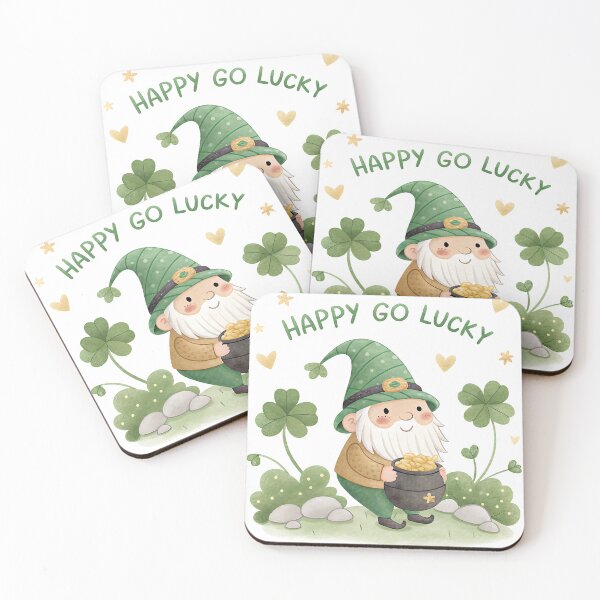 Item preview, A0723 Lucky Clover Gnome | St. Patrick’s Day Gnome | Irish Green Decor  designed and sold by angieart68.