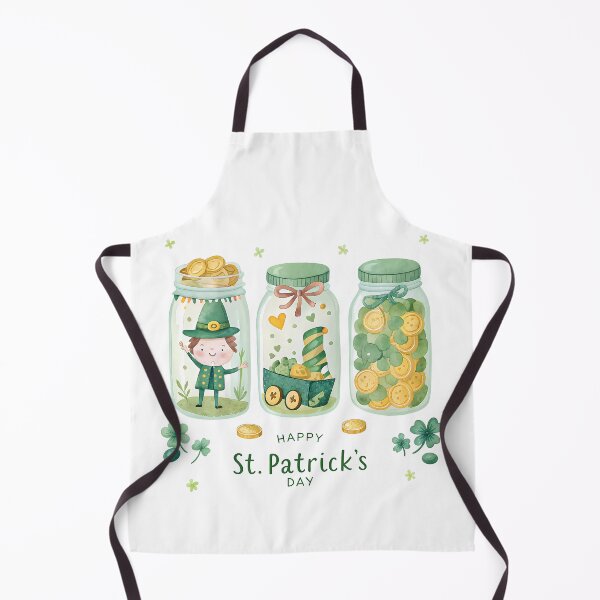Item preview, A0724 Clover Jar | Lucky Clover Glass Jar | St. Patrick’s Day Decor designed and sold by angieart68.