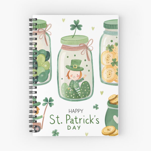 Item preview, A0724 Clover Jar | Lucky Clover Glass Jar | St. Patrick’s Day Decor designed and sold by angieart68.