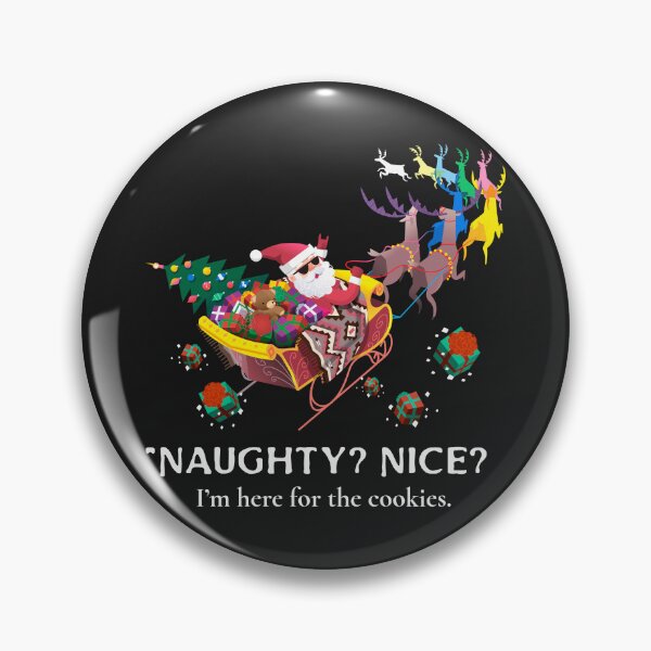 Item preview, Naughty or Nice? I’m here for the cookies Christmas T-shirt designed and sold by ngedupdorjee.
