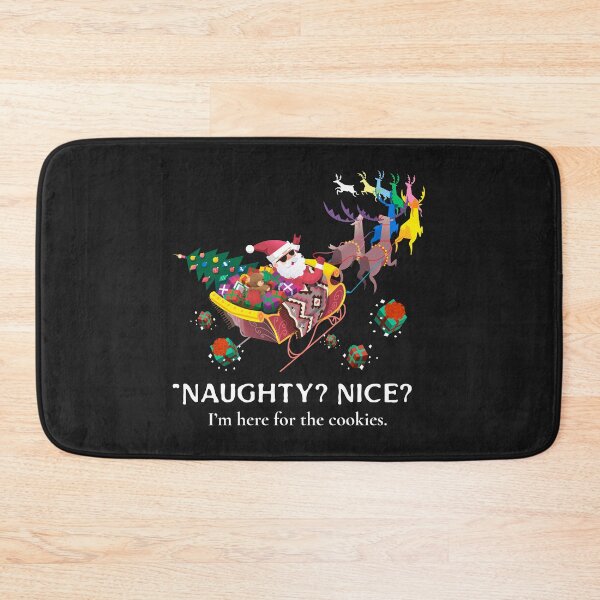 Item preview, Naughty or Nice? I’m here for the cookies Christmas T-shirt designed and sold by ngedupdorjee.