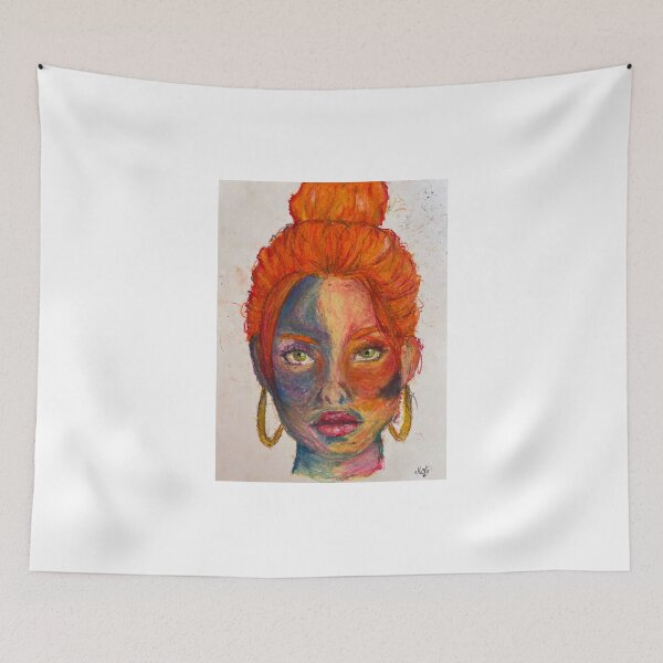 Item preview, Urban light: portrait in neon designed and sold by maikisart.