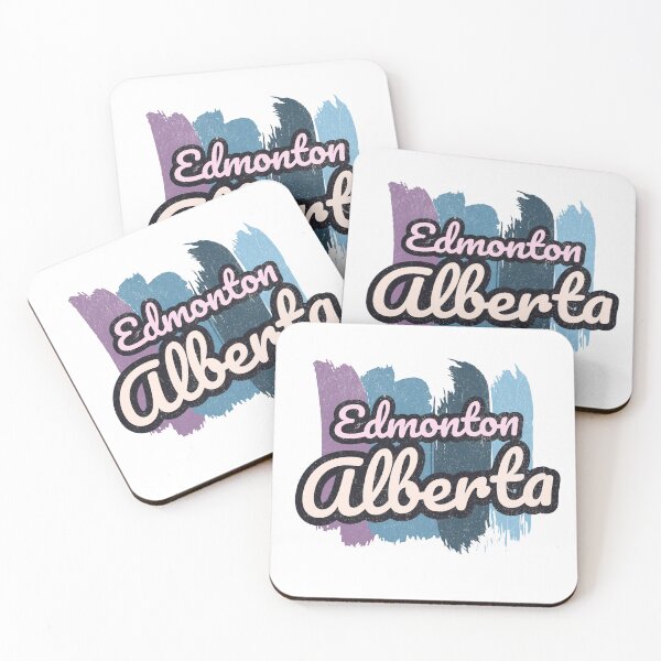 Item preview, Edmonton Alberta vintage retro distressed text logo designed and sold by Willow Art Boutique.