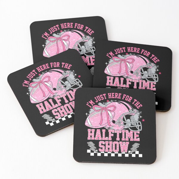 Item preview, I'm Just Here for the Halftime Show, Retro Checkered Football designed and sold by Marilynikimball.